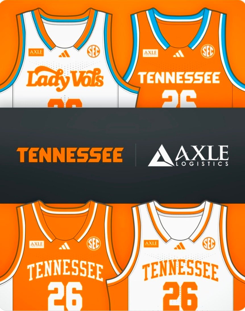 Tennessee Partners with Axle Logistics for First-Ever Basketball Jersey Patches